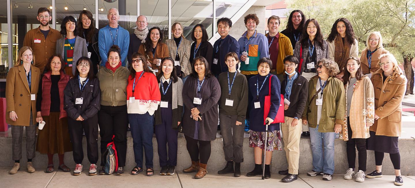 The 2022 ALTA Mentorship Program cohort at the UA Poetry Center in November 2022.